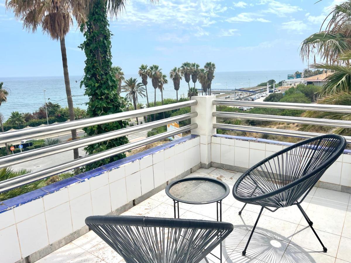 Fabulous Vacation In A 2 Bedroom Townhouse With 2 Terraces Overlooking The Sea, Suitable For 6 People 3 Swimming Pools Tennis And 200 Mts From The Sea El Faro Exteriör bild